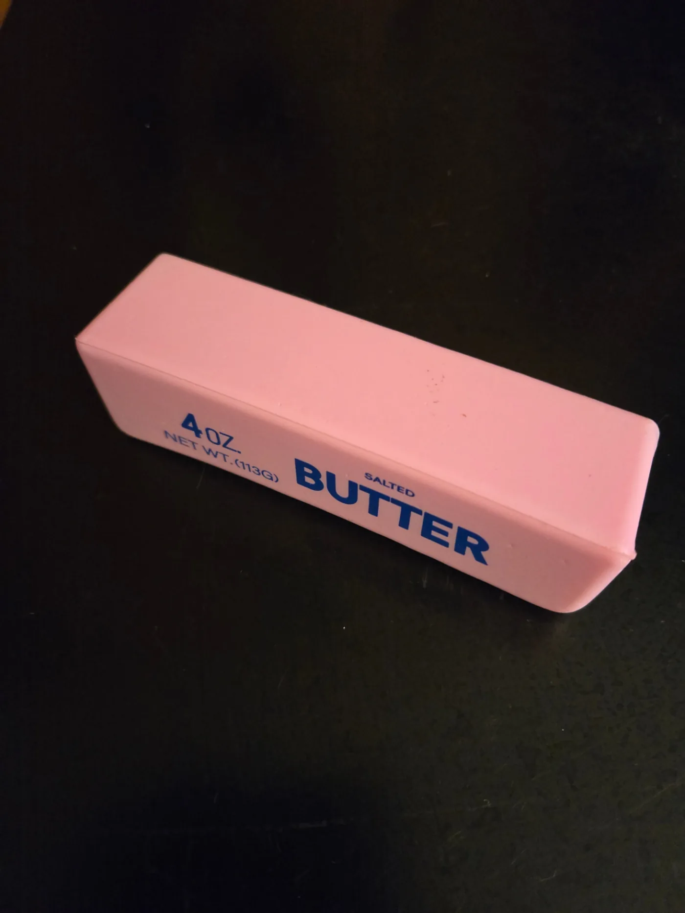 Pink Butter Squishy kawaii rose en stock chez Charlie Squishy à Québec