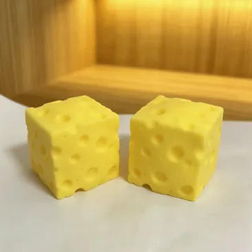 Cheese Squishy kawaii en forme de fromage, squishy nourriture de Charlie Squishy à Québec